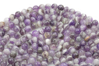 Natural Striped Amethyst Beads Faceted - High Quality in Faceted Round 6mm 8mm 10mm or 12mm - Full Strand 15.5 inches Gemstone Beads