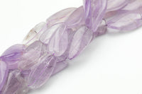 Natural Pink Amethyst- Twisted Marque Beads- High Quality- Full Strand 16" - 16x31mm Gemstone Beads