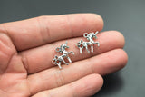 10 Unicorn Charms 12x20mm- 40131-41252