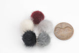 Pom Pom Tassel Charms Many Colors - 14mm - High Quality - 4 pcs Per Order- Perfect for Earrings