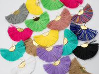 TASSEL EARRINGS FAN Tassel Earrings - Many Colors! Ready to Wear - Very Beautiful and Stylish! 1 pair / 10 pairs