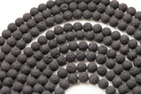 Natural Lava Rocks Diffuser Oil Round Beads - Lava Beads for Essential Oil - A Qual Full 15.5" Strand 4mm 6mm 8mm 10mm 12mm 14mm -Wholesale