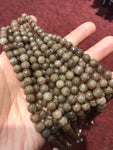 Medium Chocolate Jade- Faceted Round 4mm 6mm 8mm 10mm 12mm - Single or Bulk - 15.5"