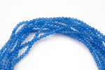 Sapphire-JADE Smooth Round- 6mm 8mm 10mm 12mm-Full Strand 15.5 inch Strand