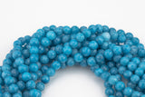 Deep Sky- JADE Faceted Round -Full Strand 15.5 inch Strand, 4mm, 6mm, 8mm, 12mm, or 14mm Beads-Full Strand 15.5 inch Strand