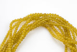 Topaz Jade- High Quality in Smooth Round- 6mm, 8mm, 10mm, 12mm -Full Strand 15.5 inch Strand