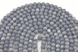 Gray Jade- Faceted Round 4mm 6mm 8mm 10mm 12mm - Single or Bulk - 15.5" AAA Quality AAA Quality
