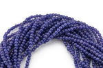 Blue Jade, High Quality in Smooth Round- 6mm, 8mm, 10mm, 12mm -Full Strand 15.5 inch Strand