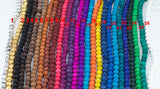10mm Lava Rock Beads Multicolor Natural Round Loose - Color Colored Lava Beads - Full 15.5" Strands - Wholesale Pricing