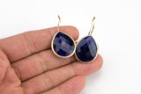 Cats Eye Teardrop Earrings- 1 Pairs Per Order- 1.5 Inches