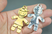 1 Boy Pendant Charms 33x50mm- 459-16984