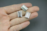 6 Rectangle Beads 10x14mm 528-10653