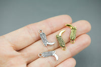 22 Shoes Boot Pewter Charms 13x12mm 476-9232