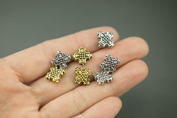 14 Cross Beads 12mm 449-10142