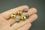 4 Beads Bali Style PEWTER 12mm 462-10744