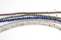 Dainty Sterling Silver Gemstone Bracelets - Moonstone, Labradorite, Lapis, Pyrite, Red Garnet - 7 inches with 2 inch extender - 925SS Clasp