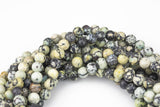 Natural Pale Turquiose, High Quality in Round- 6mm, 8mm, 10mm, 12mm, 14mm- Full 15.5 Inch strand- Smooth Gemstone Beads