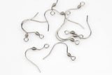 Stainless Steel Earring Fishhooks Wire-20mm