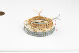 High Quality Wrap Bracelet - Double Wrap Bracelets Adjustable - Stackable Bohemian Style - Made with Crystals 3 Styles
