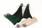 Tassel Earrings - Many Colors! Ready to Wear - Very Beautiful and Stylish! 1 pair / 10 pairs- 3.75 inches long