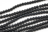 Natural Matte Black Onyx Beads Black Onyx Matte Beads 4mm 6mm 8mm 12mm 14mm Onyx High Quality in Round Full Strand 15 inch Smooth