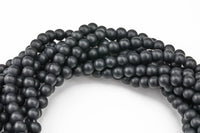 Natural Matte Black Onyx Beads Black Onyx Matte Beads 4mm 6mm 8mm 12mm 14mm Onyx High Quality in Round Full Strand 15 inch Gemstone Beads