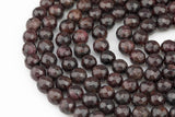 Natural Faceted Red Garnet Beads, Grade A High Quality in Faceted Round, 4mm, 6mm, 8mm, 10mm, 11mm, 12mm- Wholesale Bulk or Single Strand!