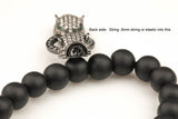 Jaguar C.z. Pave Cz Flush clasp Small Size- 1.5 inches long
