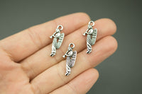 17 Angel Pewter Charms 22x10mm 564-17157