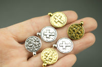 9 Cross Charms 16mm 485-14579