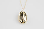 Gold Cowrie Necklace- Minimalist Jewelry- Perfect Gift -Wholesale-SCJ- Made to last!