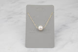 Gold Filled Pearl Necklace- Minimalist Jewelry- Perfect Gift -Wholesale-SCJ- Made to last! Will not Tarnish!