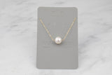 Gold Filled Pearl Necklace- Minimalist Jewelry- Perfect Gift -Wholesale-SCJ- Made to last! Will not Tarnish!