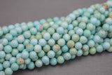 Cream Light Green Blue Turquoise Round 6mm 8mm 10mm Full Strand 15.5-16" AAA Quality Smooth Gemstone Beads