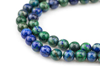 Chrysocolla , High Quality in Round- 6mm, 8mm, 10mm, 12mm, 14mm- Full 16 Inch strand AAA Quality Smooth Gemstone Beads