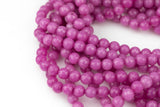 Violet Berry - JADE Faceted Round -Full Strand 15.5 inch Strand, 4mm, 6mm, 8mm, 12mm, or 14mm Beads-Full Strand 15.5 inch Strand