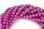 Violet Berry - JADE Faceted Round -Full Strand 15.5 inch Strand, 4mm, 6mm, 8mm, 12mm, or 14mm Beads-Full Strand 15.5 inch Strand