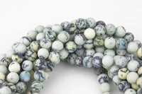 Natural Pale Turquoise , High Quality in Matt Matte Round- 6mm, 8mm, 10mm, 12mm- Full 15.5 Inch strand. AAA Quality Gemstone Beads