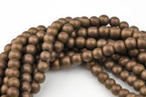 Matt Copper Metallic HEMATITE Beads. Round Smooth. 2mm, 4mm, 6mm, 8mm, or 12mm. Full Strand 16". AAA Quality AAA Quality