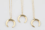 Gold Filled Crescent Necklace, 14k Gold Filled Chain, Perfect for Layering, Wholesale Price - Simple and Classic Jewelry SCJ