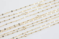 14K GOLD FILLED NECKLACE Chain, Wholesale Delicate Everyday Chain- 14 inch Choker