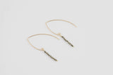 Personalize Earrings Gold Filled-Spike Earring,Minimalist Jewelry,Dainty Dangle Earrings-Perfect Gift -Wholesale-SCJ