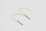 Personalize Earrings Gold Filled-Spike Earring,Minimalist Jewelry,Dainty Dangle Earrings-Perfect Gift -Wholesale-SCJ
