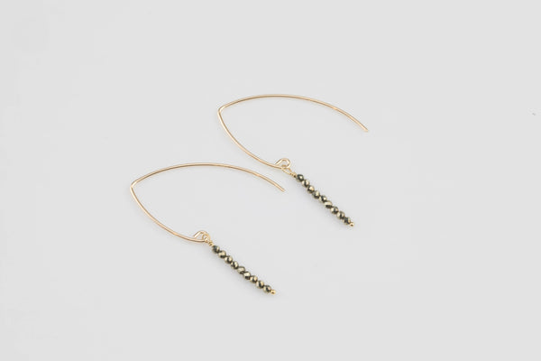 Personalize Earrings Gold Filled-Spike Earring,Minimalist Jewelry,Dainty Dangle Earrings-Perfect Gift -Wholesale-SCJ