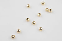 GOLD FILLED Round Beads Made in USA Top Quality - Round Seamless Beads Balls - 1420 Gold Filled- 2mm 3mm 4mm 5mm 6mm 7mm 8mm