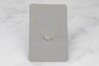 Aquamarine Necklace- Minimalist Jewelry- Perfect Gift -Wholesale-SCJ- Made to last!