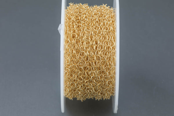 Gold Filled Round Chain, 3.4mm, Wholesale, USA Made, Chain by foot