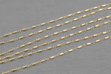 Gold Filled Satellite Round Tubed Chain, Wholesale, USA Made, Chain by foot Permanent Jewelry Chain