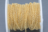 Gold Filled 2mm Rolo Chain, Wholesale, USA Made, Chain by foot Permanent Jewelry Chain