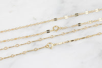 GOLD FILLED CHOKER Necklaces, Already Made Ready to Wear Hang Pendant-beaded chain, satellite chain, bar chain, cable chain, 12" + 2" ext